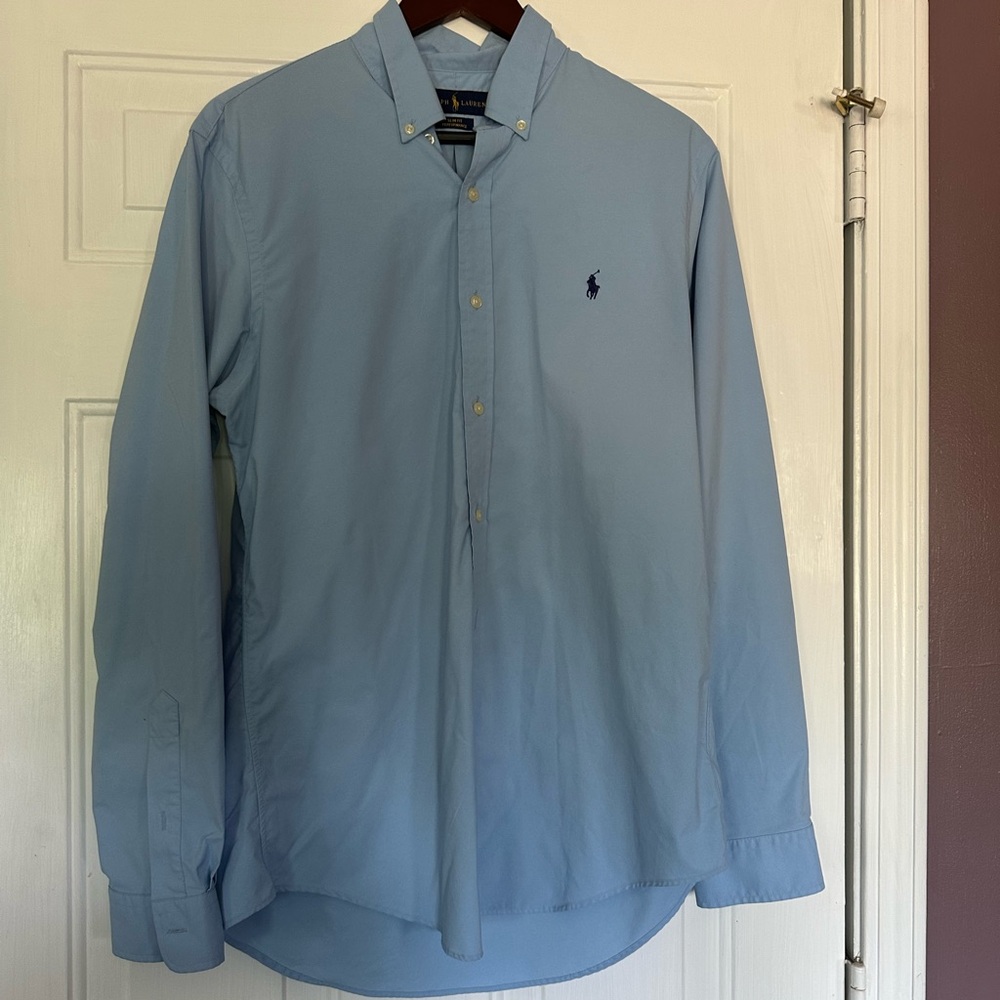 Light Blue Polo button down shirt